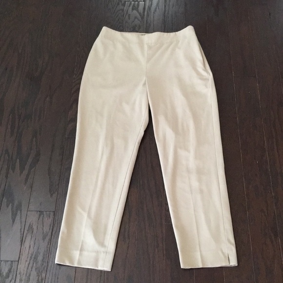 Talbots khaki colored ankle length trousers - Picture 2 of 9